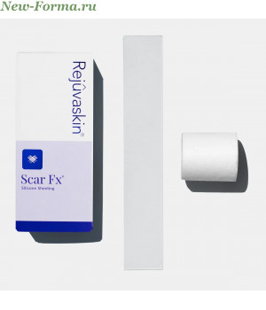 ПОСЛЕОПЕРАЦИОННЫЙ Силиконовый пластырь - полоска ОТ РУБЦОВ  Scar Fx  3,75 х 22,5 см